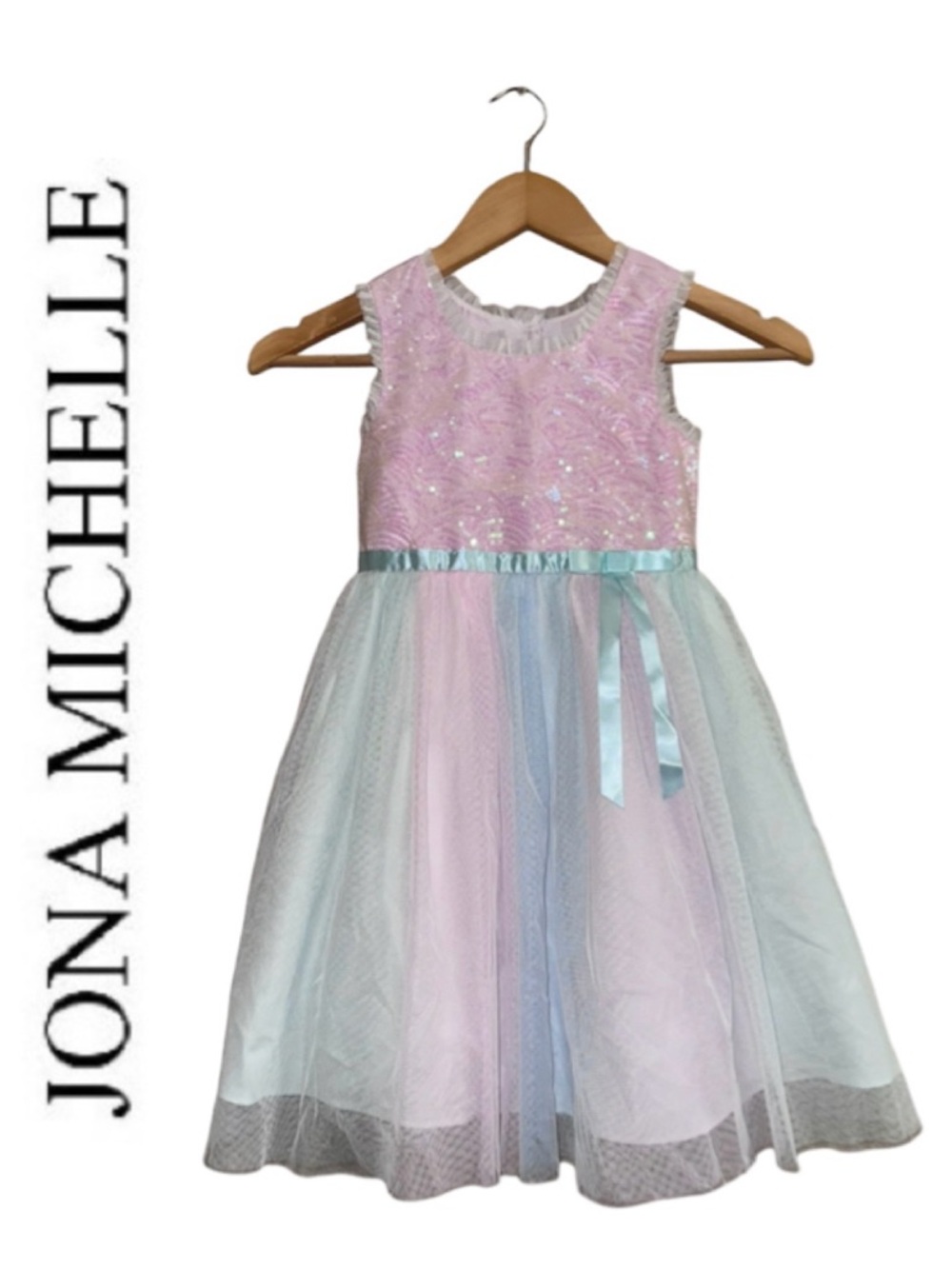 JONA MICHELLE Tulle Sequin Princess Dress Fairycore Whimsical Enchanted Girl 5